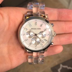 michael kors acrylic watch